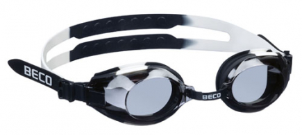 BECO zwembril Arica | zwart/wit