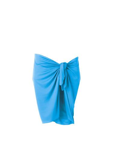 BECO pareo, polyester, ca. 165x56 cm, turquoise