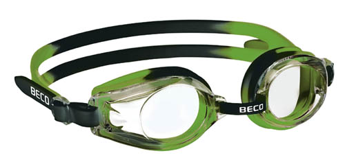 BECO kinder zwembril Rimini, groen/zwart, 12