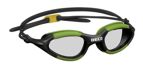 BECO zwembril Atlanta, zwart/groen