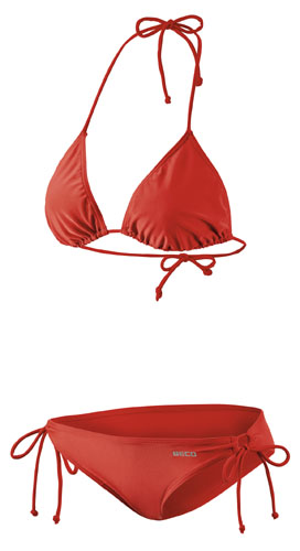 Brengen erotisch bom BECO bikini, rood
