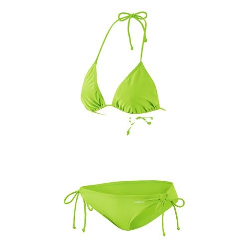 wanhoop Armstrong Bakken BECO triangel bikini, neon groen