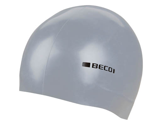 BECO badmuts, 3d-model, silicone, zilver