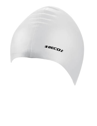 BECO badmuts, silicone, wit