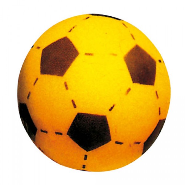 Softbal met voetbal opdruk, ca. 20 cm**