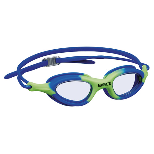 BECO kinder zwembril Biarritz, blauw/groen,  8+