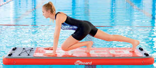 Floating fitness, yoga of pilates met het BEboard