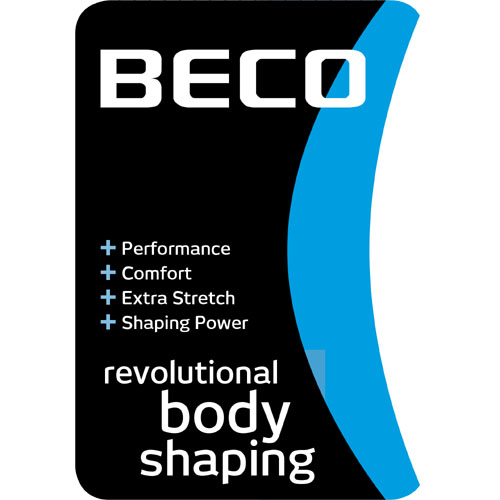 BECO body shaping badpak, C-cup, zwart/petrol