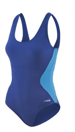 BECO body shaping badpak, C-cup, donker blauw/petrol