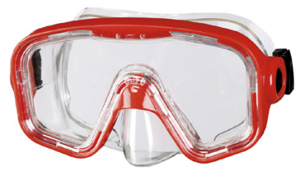 BECO kinder duikbril Bahia | rood | 12+