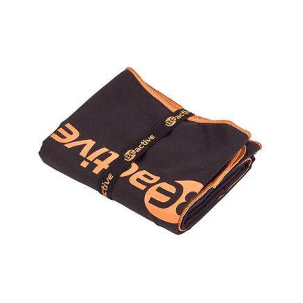 BECO BEactive sporthanddoek | zwart/oranje