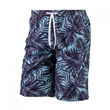 BECO shorts, turquoise/multi color