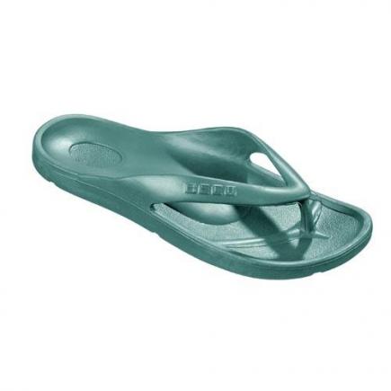 BECO heren teenslippers, petrol