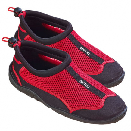 BECO waterschoenen, zwart/rood