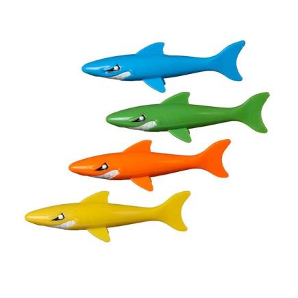 BECO duikstokjes haai | setje 4 stuks
