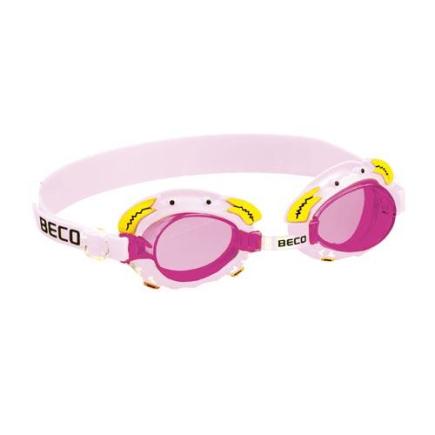 BECO kinder zwembril Palma 4+ | krab design | roze