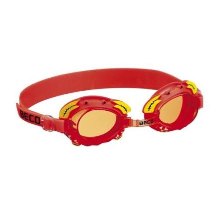 BECO kinder zwembril Palma 4+ | krab design | rood/oranje