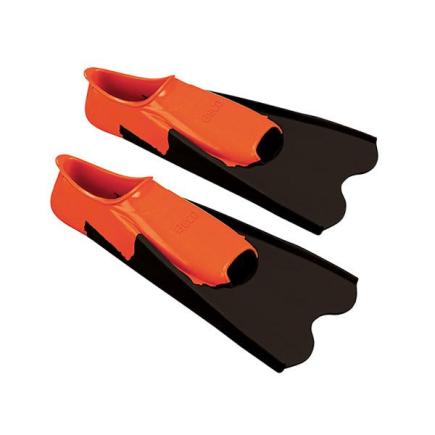 BECO zwemvliezen | kort | zwart/oranje